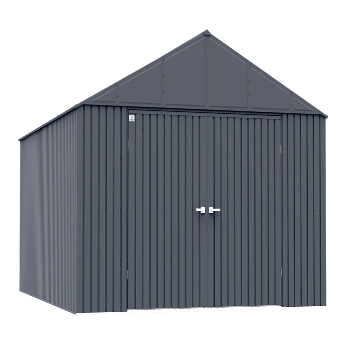 Arrow Elite Steel Storage Shed, 12x16, Anthracite 3 Arrow Elite Steel Storage Shed, 12x16, Anthracite