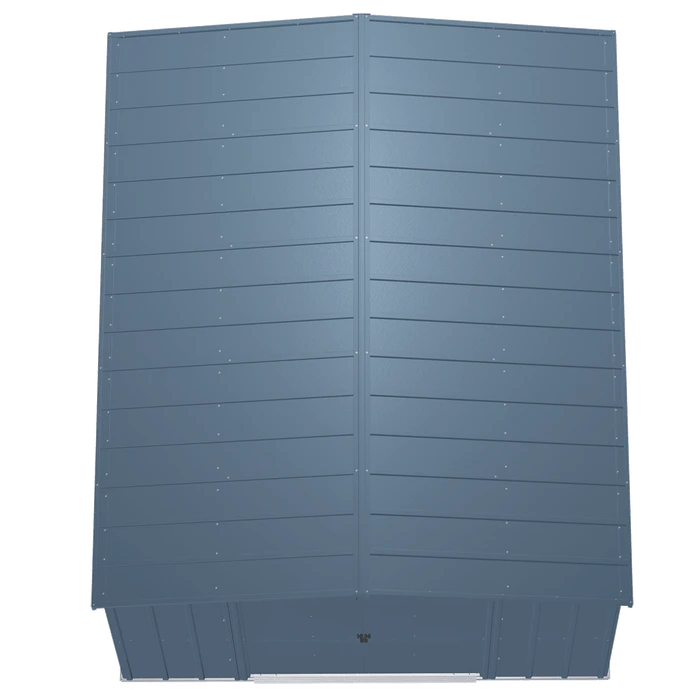 Arrow Classic Steel Storage Shed, 10 Ft. X 12 Ft., Blue Grey 7 Arrow Classic Steel Storage Shed, 10 Ft. X 12 Ft., Blue Grey - Image 5