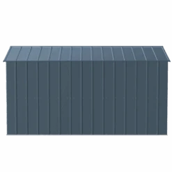 Arrow Classic Steel Storage Shed, 10 Ft. X 12 Ft., Blue Grey 17 Arrow Classic Steel Storage Shed, 10 Ft. X 12 Ft., Blue Grey -Shelterlogic clg1012bg silo image 04