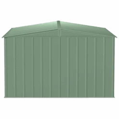 Arrow Classic Steel Storage Shed, 10 Ft. X 12 Ft., Sage Green -Shelterlogic clg1012sg silo image 05