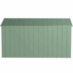 Arrow Classic Steel Storage Shed, 10 Ft. X 12 Ft., Sage Green -Shelterlogic clg1012sg silo image 07