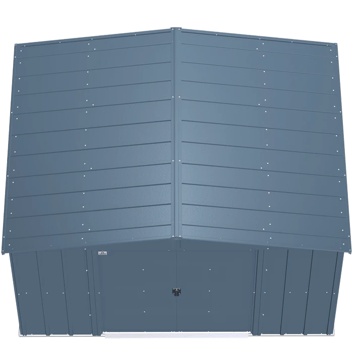 Arrow Classic Steel Storage Shed, 10 Ft. X 8 Ft., Blue Grey 8 Arrow Classic Steel Storage Shed, 10 Ft. X 8 Ft., Blue Grey - Image 6