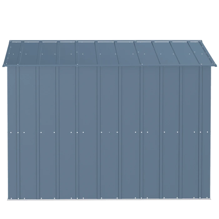 Arrow Classic Steel Storage Shed, 10 Ft. X 8 Ft., Blue Grey 9 Arrow Classic Steel Storage Shed, 10 Ft. X 8 Ft., Blue Grey - Image 7
