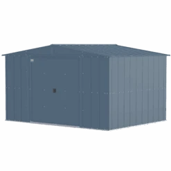 Arrow Classic Steel Storage Shed, 10 Ft. X 8 Ft., Blue Grey 21 Arrow Classic Steel Storage Shed, 10 Ft. X 8 Ft., Blue Grey -Shelterlogic clg108bg silo image 06