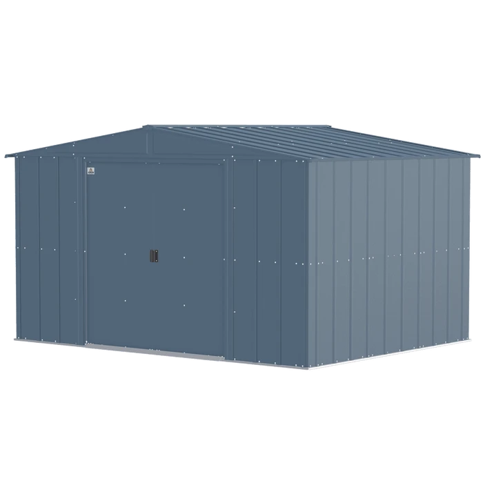 Arrow Classic Steel Storage Shed, 10 Ft. X 8 Ft., Blue Grey 11 Arrow Classic Steel Storage Shed, 10 Ft. X 8 Ft., Blue Grey - Image 9