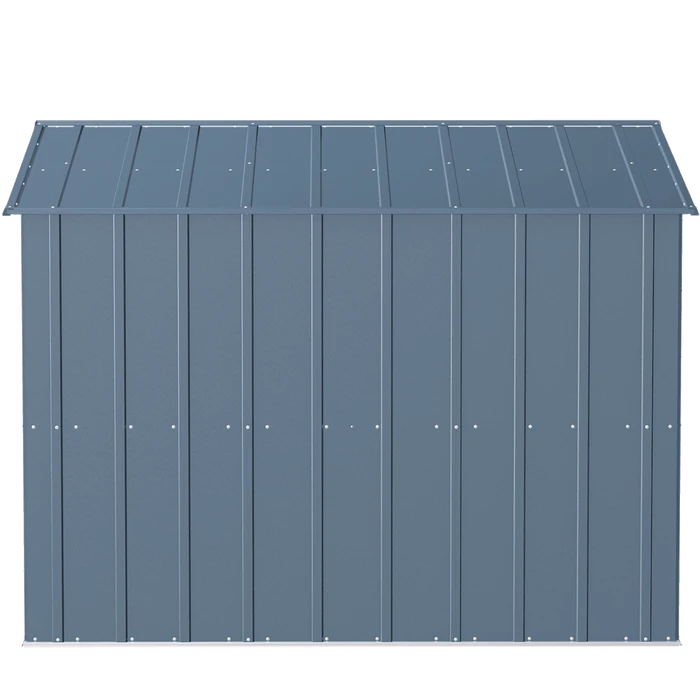 Arrow Classic Steel Storage Shed, 10 Ft. X 8 Ft., Blue Grey 12 Arrow Classic Steel Storage Shed, 10 Ft. X 8 Ft., Blue Grey - Image 10