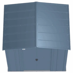 Arrow Classic Steel Storage Shed, 6 Ft. X 5 Ft., Blue Grey 18 Arrow Classic Steel Storage Shed, 6 Ft. X 5 Ft., Blue Grey -Shelterlogic clg65bg silo image 03