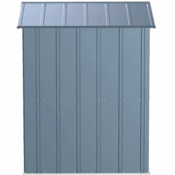Arrow Classic Steel Storage Shed, 6 Ft. X 5 Ft., Blue Grey 19 Arrow Classic Steel Storage Shed, 6 Ft. X 5 Ft., Blue Grey -Shelterlogic clg65bg silo image 04