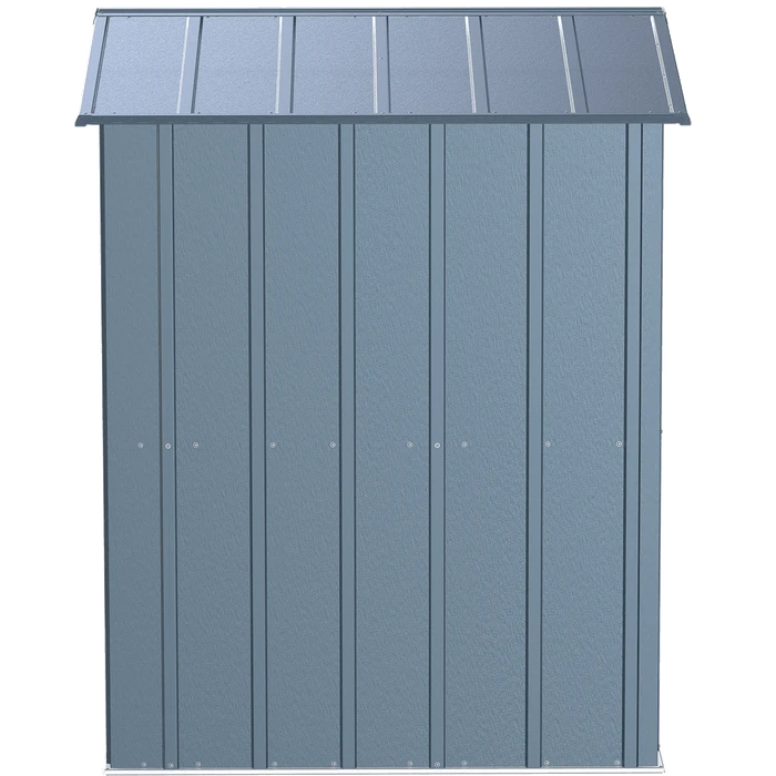 Arrow Classic Steel Storage Shed, 6 Ft. X 5 Ft., Blue Grey 9 Arrow Classic Steel Storage Shed, 6 Ft. X 5 Ft., Blue Grey - Image 7