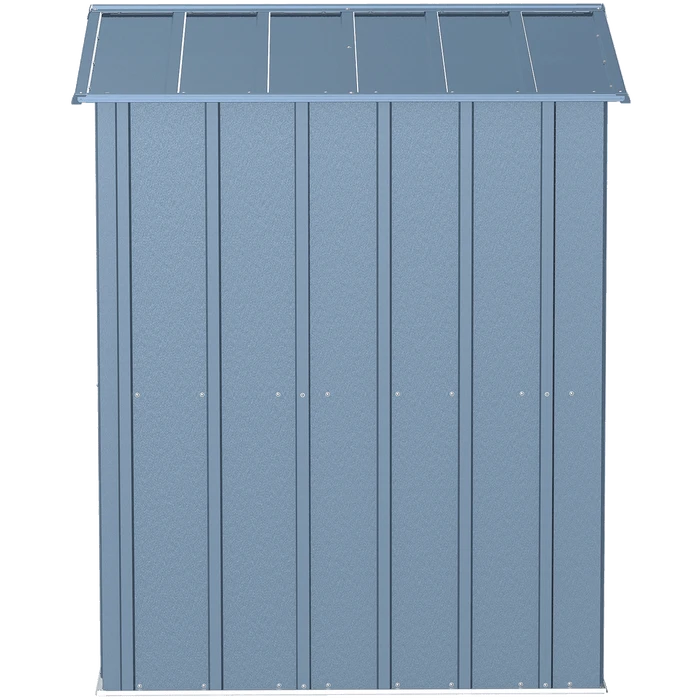Arrow Classic Steel Storage Shed, 6 Ft. X 5 Ft., Blue Grey 12 Arrow Classic Steel Storage Shed, 6 Ft. X 5 Ft., Blue Grey - Image 10
