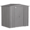 Arrow Classic Steel Storage Shed, 6 Ft. X 5 Ft., Charcoal 1 Arrow Classic Steel Storage Shed, 6 Ft. X 5 Ft., Charcoal -Shelterlogic clg65cc silo image 01
