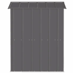 Arrow Classic Steel Storage Shed, 6 Ft. X 5 Ft., Charcoal -Shelterlogic clg65cc silo image 07