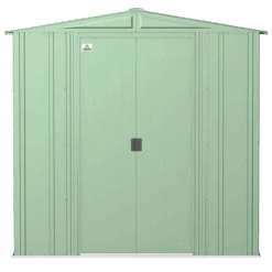 Arrow Classic Steel Storage Shed, 6 Ft. X 5 Ft., Sage Green 17 Arrow Classic Steel Storage Shed, 6 Ft. X 5 Ft., Sage Green -Shelterlogic clg65sg silo image 02