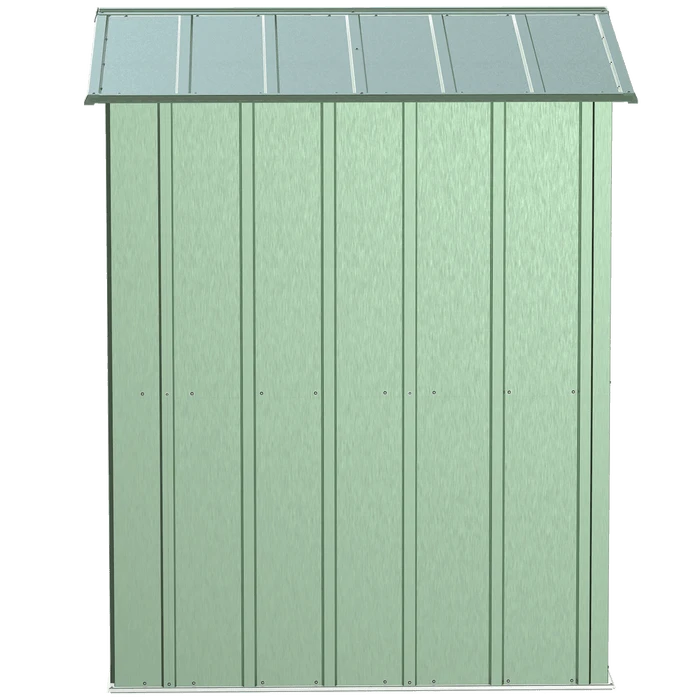Arrow Classic Steel Storage Shed, 6 Ft. X 5 Ft., Sage Green 9 Arrow Classic Steel Storage Shed, 6 Ft. X 5 Ft., Sage Green - Image 7
