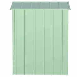 Arrow Classic Steel Storage Shed, 6 Ft. X 5 Ft., Sage Green 22 Arrow Classic Steel Storage Shed, 6 Ft. X 5 Ft., Sage Green -Shelterlogic clg65sg silo image 07