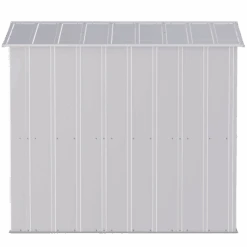 Arrow Classic Steel Storage Shed, 6 Ft. X 7 Ft., Flute Grey 22 Arrow Classic Steel Storage Shed, 6 Ft. X 7 Ft., Flute Grey -Shelterlogic clg67fg silo image 07
