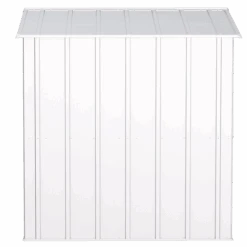 Arrow Classic Steel Storage Shed, 8 Ft. X 6 Ft., Flute Grey 23 Arrow Classic Steel Storage Shed, 8 Ft. X 6 Ft., Flute Grey -Shelterlogic clg86fg silo image 04