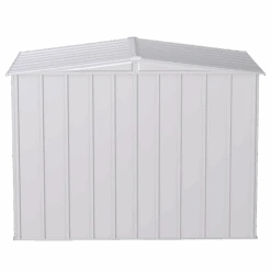 Arrow Classic Steel Storage Shed, 8 Ft. X 6 Ft., Flute Grey 24 Arrow Classic Steel Storage Shed, 8 Ft. X 6 Ft., Flute Grey -Shelterlogic clg86fg silo image 05
