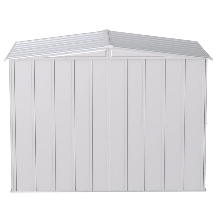 Arrow Classic Steel Storage Shed, 8 Ft. X 6 Ft., Flute Grey 10 Arrow Classic Steel Storage Shed, 8 Ft. X 6 Ft., Flute Grey - Image 8