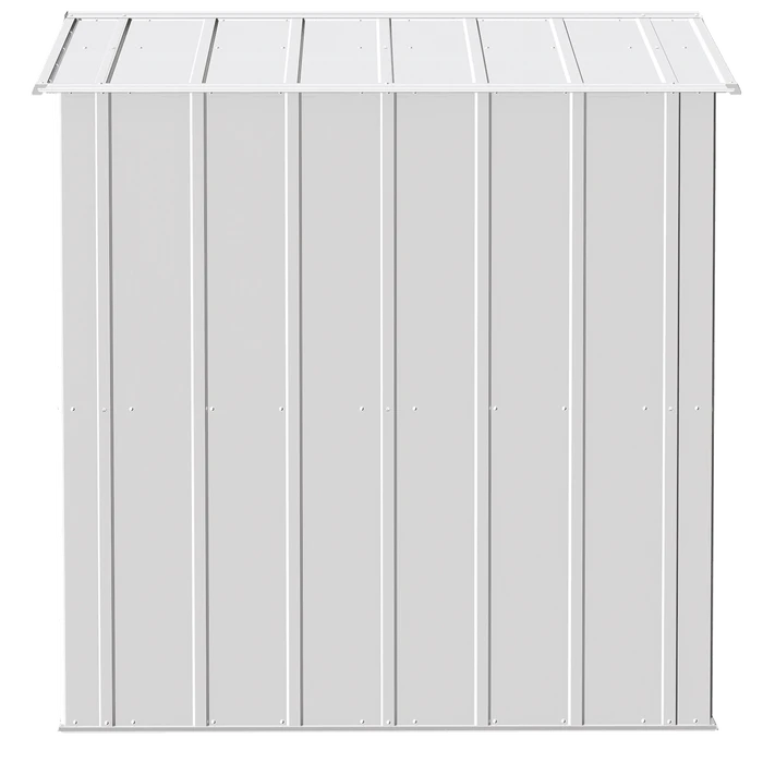 Arrow Classic Steel Storage Shed, 8 Ft. X 6 Ft., Flute Grey 12 Arrow Classic Steel Storage Shed, 8 Ft. X 6 Ft., Flute Grey - Image 10