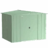 Arrow Classic Steel Storage Shed, 8 Ft. X 6 Ft., Sage Green 2 Arrow Classic Steel Storage Shed, 8 Ft. X 6 Ft., Sage Green -Shelterlogic clg86sg silo image 01