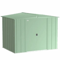 Arrow Classic Steel Storage Shed, 8 Ft. X 6 Ft., Sage Green