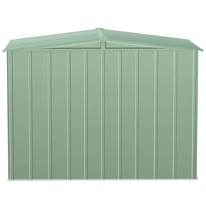 Arrow Classic Steel Storage Shed, 8 Ft. X 6 Ft., Sage Green 10 Arrow Classic Steel Storage Shed, 8 Ft. X 6 Ft., Sage Green - Image 8