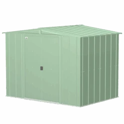 Arrow Classic Steel Storage Shed, 8 Ft. X 6 Ft., Sage Green 25 Arrow Classic Steel Storage Shed, 8 Ft. X 6 Ft., Sage Green -Shelterlogic clg86sg silo image 06