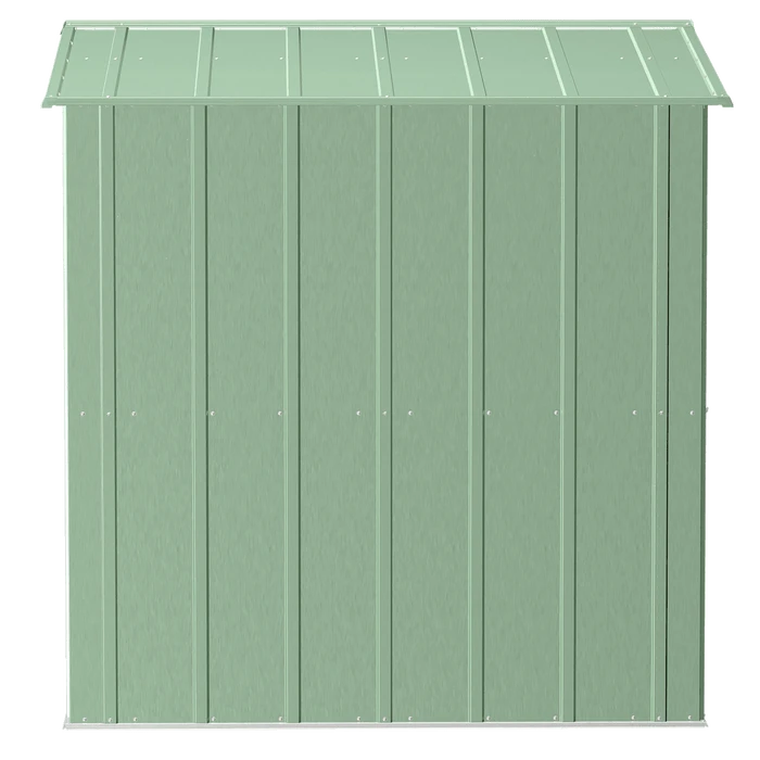 Arrow Classic Steel Storage Shed, 8 Ft. X 6 Ft., Sage Green 12 Arrow Classic Steel Storage Shed, 8 Ft. X 6 Ft., Sage Green - Image 10