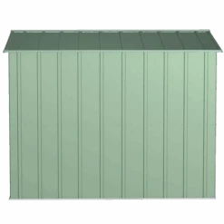 Arrow Classic Steel Storage Shed, 8 Ft. X 8 Ft., Sage Green 17 Arrow Classic Steel Storage Shed, 8 Ft. X 8 Ft., Sage Green -Shelterlogic clg88sg silo image 04