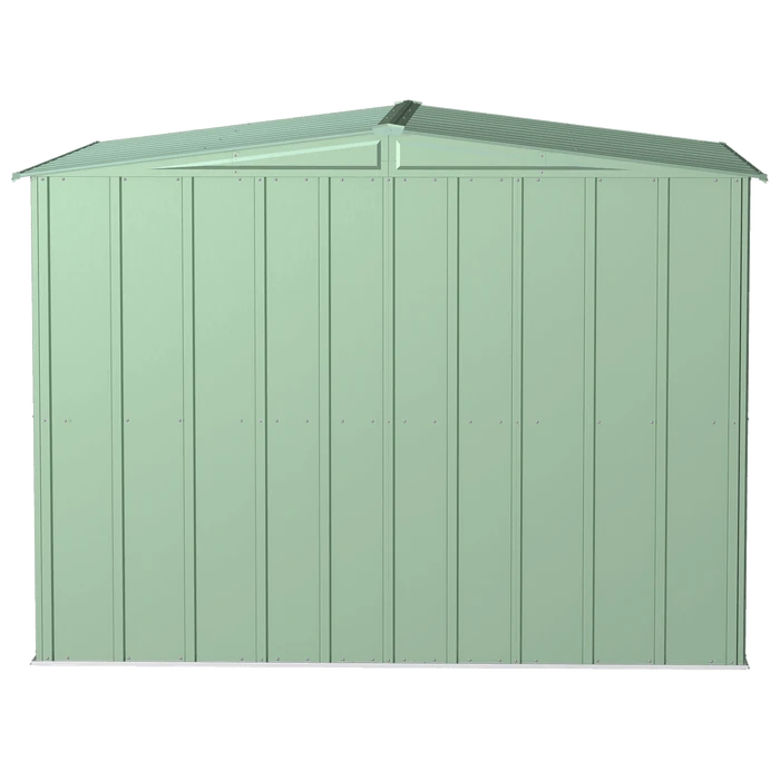 Arrow Classic Steel Storage Shed, 8 Ft. X 8 Ft., Sage Green 9 Arrow Classic Steel Storage Shed, 8 Ft. X 8 Ft., Sage Green - Image 7