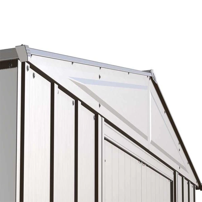 Arrow Classic Steel Storage Shed, 8 Ft. X 6 Ft., Flute Grey 14 Arrow Classic Steel Storage Shed, 8 Ft. X 6 Ft., Flute Grey - Image 12