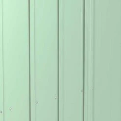 Arrow Classic Steel Storage Shed, 8 Ft. X 6 Ft., Sage Green 27 Arrow Classic Steel Storage Shed, 8 Ft. X 6 Ft., Sage Green -Shelterlogic clgsg clpsg detail image 01 1