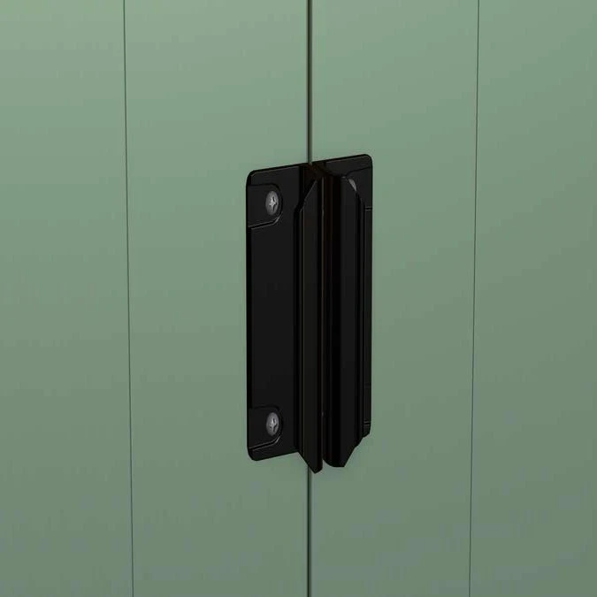 Arrow Classic Steel Storage Shed, 8 Ft. X 6 Ft., Sage Green 14 Arrow Classic Steel Storage Shed, 8 Ft. X 6 Ft., Sage Green - Image 12