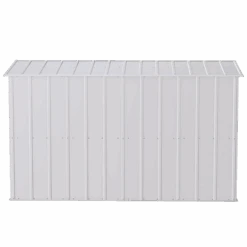 Arrow Classic Steel Storage Shed, 10 Ft. X 4 Ft., Flute Grey 16 Arrow Classic Steel Storage Shed, 10 Ft. X 4 Ft., Flute Grey -Shelterlogic clp104fg silo image 05