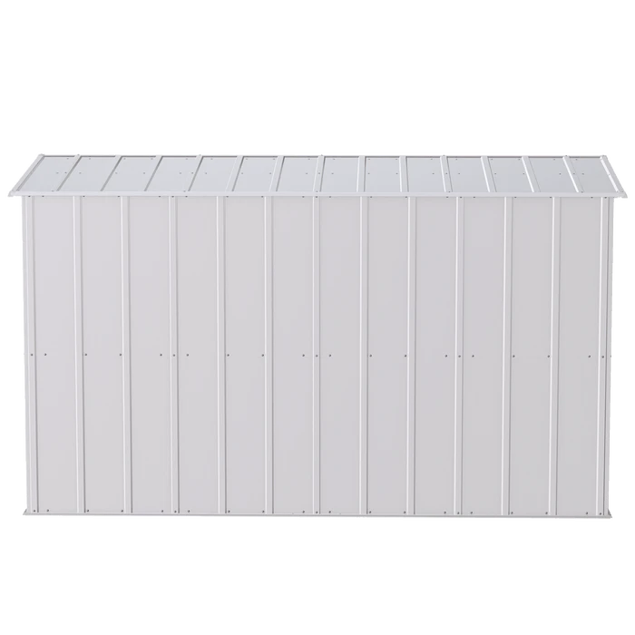 Arrow Classic Steel Storage Shed, 10 Ft. X 4 Ft., Flute Grey 8 Arrow Classic Steel Storage Shed, 10 Ft. X 4 Ft., Flute Grey - Image 6