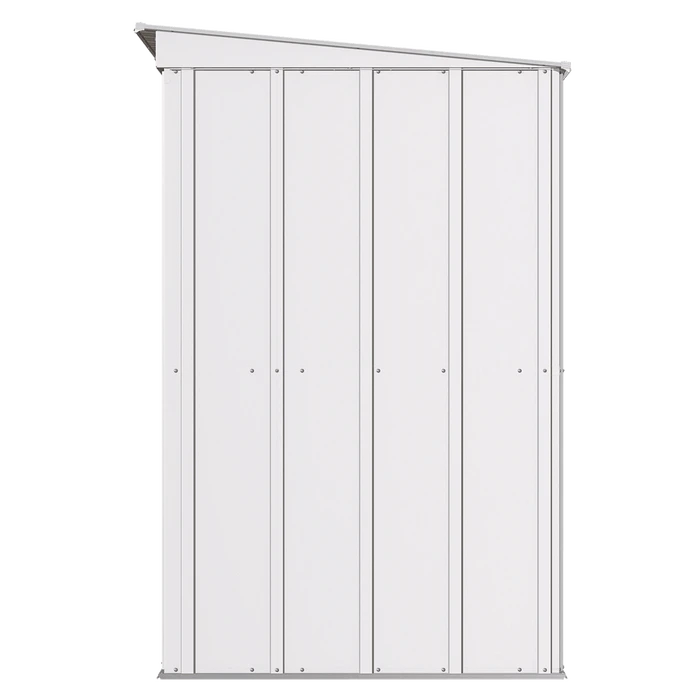 Arrow Classic Steel Storage Shed, 8 Ft. X 4 Ft., Flute Grey 8 Arrow Classic Steel Storage Shed, 8 Ft. X 4 Ft., Flute Grey - Image 6