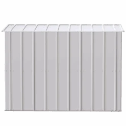Arrow Classic Steel Storage Shed, 8 Ft. X 4 Ft., Flute Grey 18 Arrow Classic Steel Storage Shed, 8 Ft. X 4 Ft., Flute Grey -Shelterlogic clp84fg silo image 05