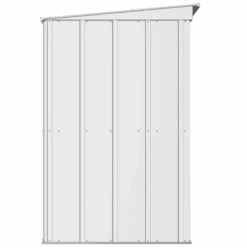 Arrow Classic Steel Storage Shed, 8 Ft. X 4 Ft., Flute Grey 20 Arrow Classic Steel Storage Shed, 8 Ft. X 4 Ft., Flute Grey -Shelterlogic clp84fg silo image 07