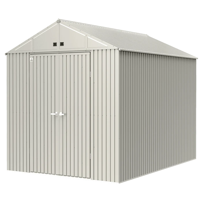 Arrow Elite Steel Storage Shed, 10x14, Cool Grey 5 Arrow Elite Steel Storage Shed, 10x14, Cool Grey - Image 3