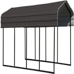 Arrow Carport, 10 Ft. X 20 Ft. X 7 Ft. Charcoal