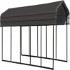 Arrow Carport, 10 Ft. X 24 Ft. X 7 Ft. Charcoal 1 Arrow Carport, 10 Ft. X 24 Ft. X 7 Ft. Charcoal -Shelterlogic cpch102407 silo image 01 min