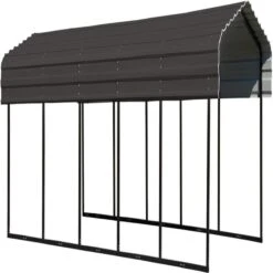 Arrow Carport, 10 Ft. X 24 Ft. X 7 Ft. Charcoal