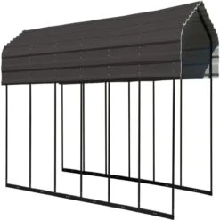 Arrow Carport, 10 Ft. X 29 Ft. X 7 Ft. Charcoal