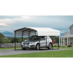 Arrow Carport, 10 Ft. X 15 Ft. X 7 Ft. Eggshell 19 Arrow Carport, 10 Ft. X 15 Ft. X 7 Ft. Eggshell -Shelterlogic cph101507 1