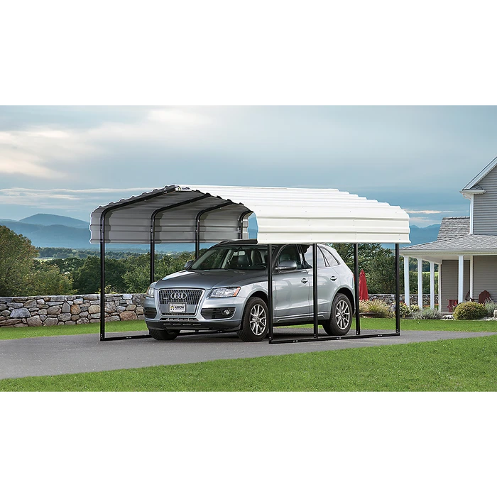 Arrow Carport, 10 Ft. X 15 Ft. X 7 Ft. Eggshell 9 Arrow Carport, 10 Ft. X 15 Ft. X 7 Ft. Eggshell - Image 7