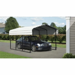 Arrow Carport, 10 Ft. X 15 Ft. X 7 Ft. Eggshell 21 Arrow Carport, 10 Ft. X 15 Ft. X 7 Ft. Eggshell -Shelterlogic cph101507 3