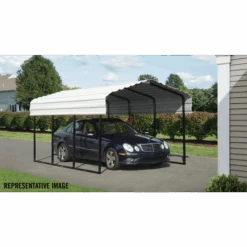 Arrow Carport, 10 Ft. X 20 Ft. X 7 Ft. Eggshell 23 Arrow Carport, 10 Ft. X 20 Ft. X 7 Ft. Eggshell -Shelterlogic cph102007 3