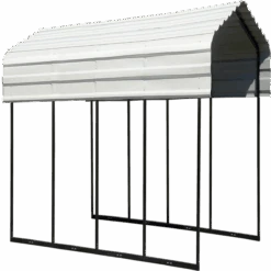 Arrow Carport, 10 Ft. X 20 Ft. X 7 Ft. Eggshell