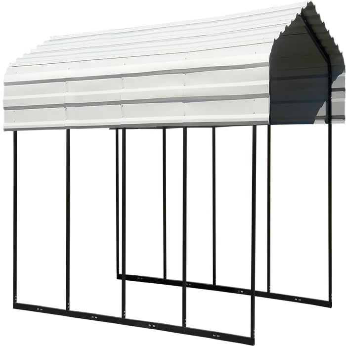 Arrow Carport, 10 Ft. X 20 Ft. X 7 Ft. Eggshell 3 Arrow Carport, 10 Ft. X 20 Ft. X 7 Ft. Eggshell